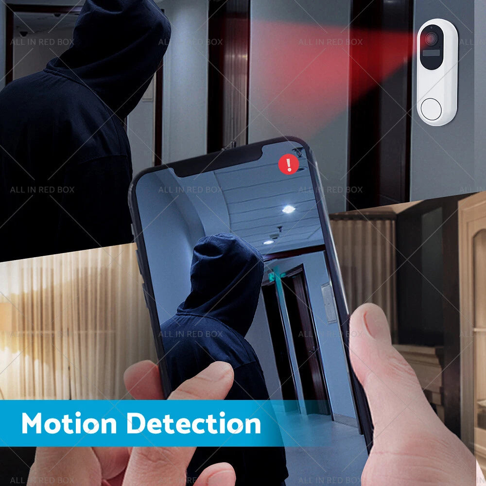 1080P Wireless Video Doorbell Intercom Security Camera for Home