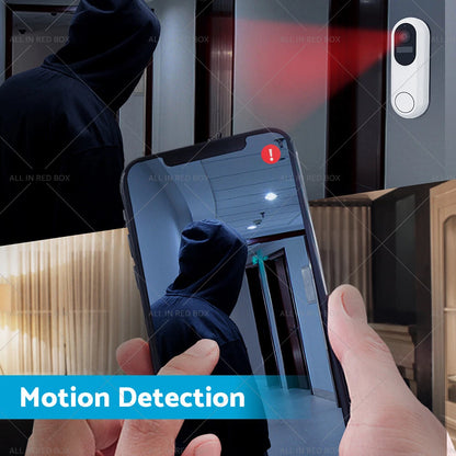 1080P Wireless Video Doorbell Intercom Security Camera for Home