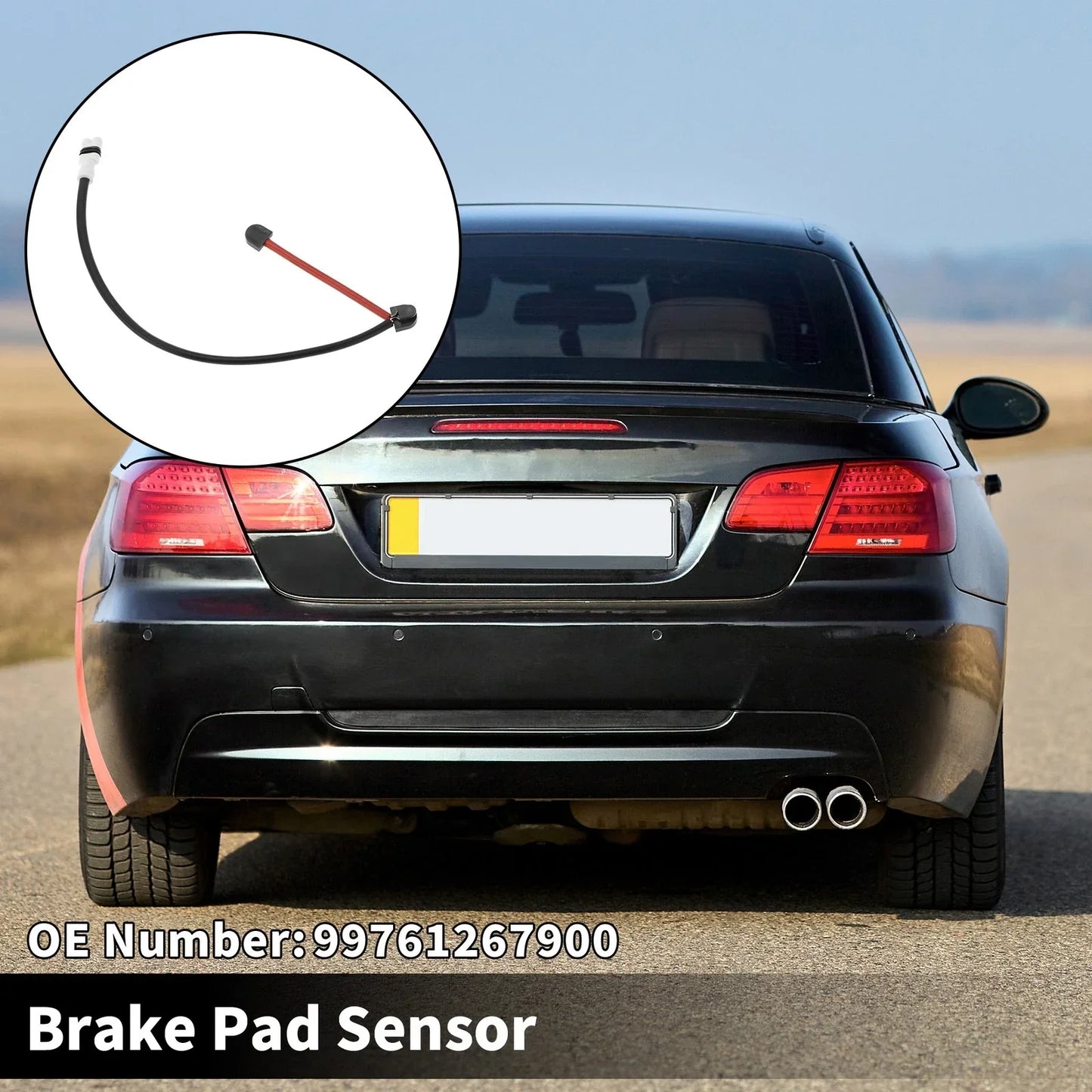Brake Pad Wear Sensor for Porsche Boxster 987 S 3.4 (2005-2012)