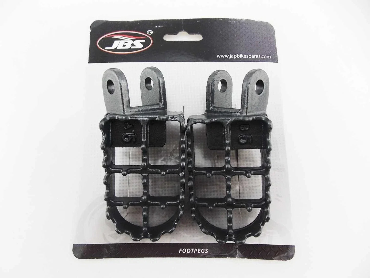 Steel Foot Pegs for Honda CR80 (1996-2002) - Left & Right Pair