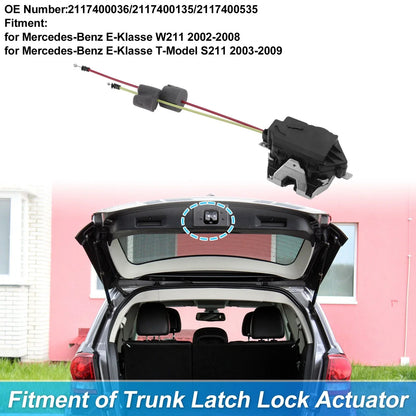 Rear Trunk Latch Lock Actuator for Mercedes-Benz E-Class W211 (2002-2008)