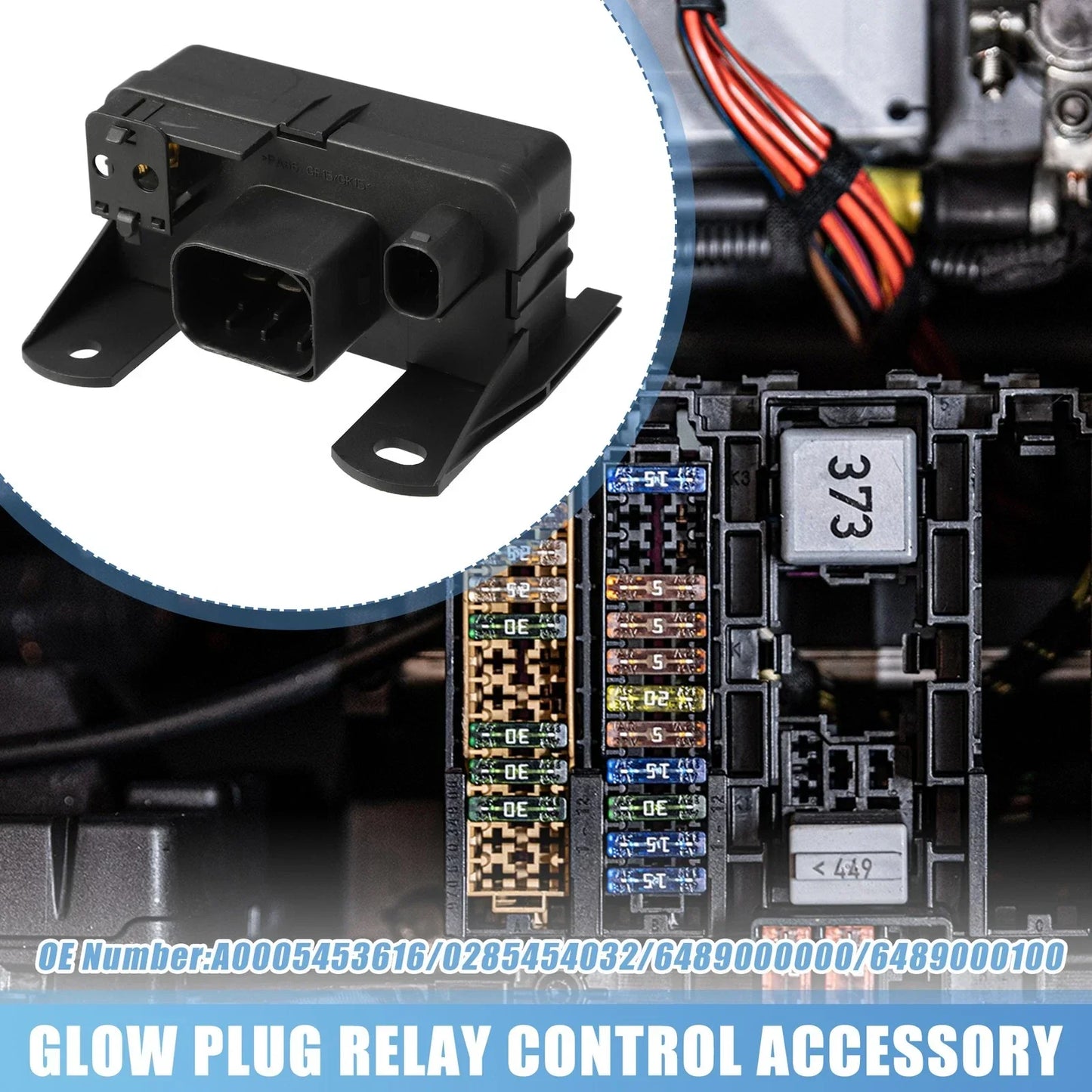 Glow Plug Relay for Mercedes-Benz (A-Class, B-Class, C-Class, E-Class)