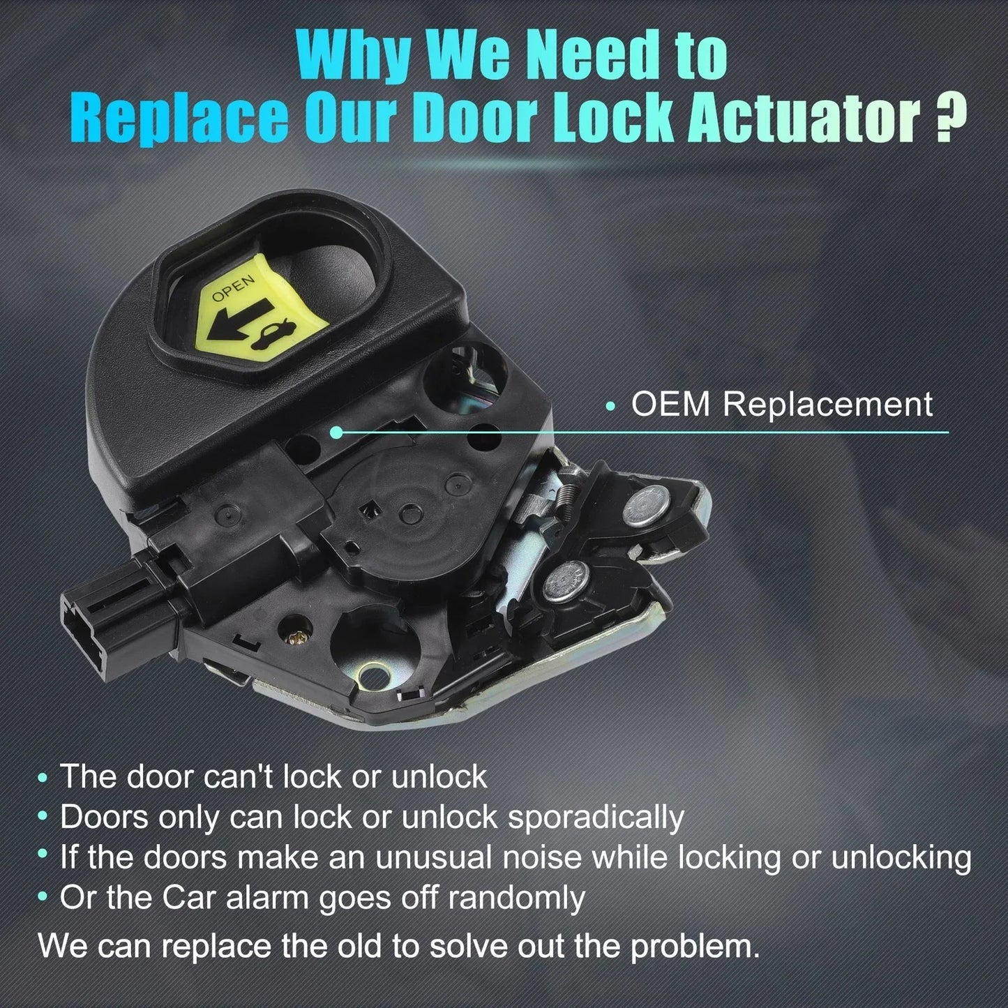 Rear Liftgate Door Lock Actuator Motor for Honda Civic (2013-2015)