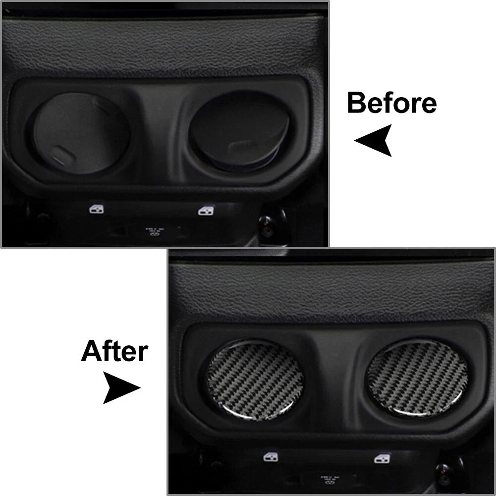 Armrest Box Rear Air Vent Trim for Jeep Wrangler, Gladiator (2018-2023)
