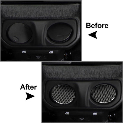 Armrest Box Rear Air Vent Trim for Jeep Wrangler, Gladiator (2018-2023)