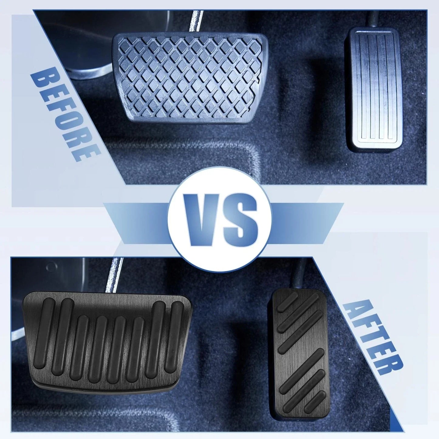 Aluminium Alloy Gas Brake Pedal Pad Cover for Hyundai Elantra (2021-2022)