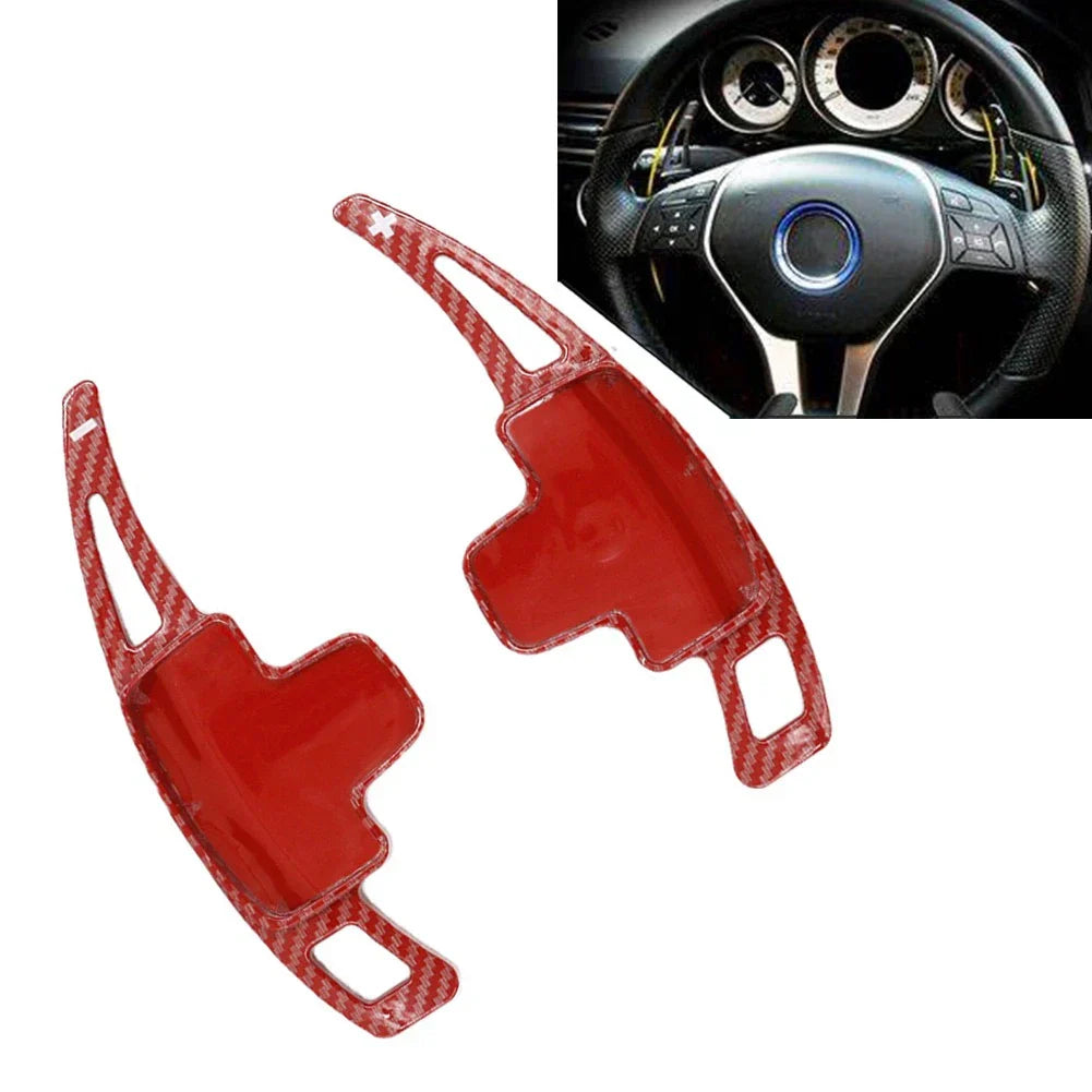 Steering Wheel Shift Paddle Extensions for Mercedes Benz A B E GLK SLK Class (2012-2020)