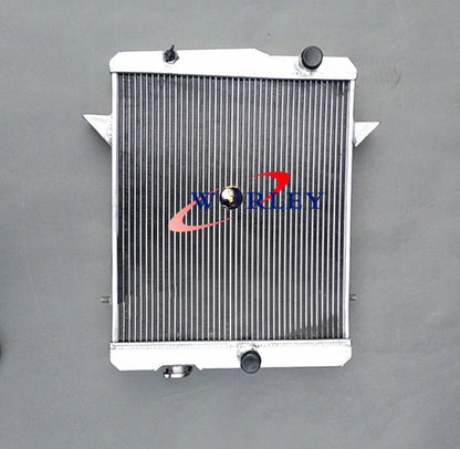 56mm Aluminum Radiator + Fan for Triumph TR4A (1965-1967)