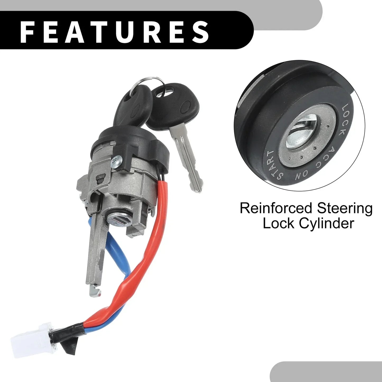Ignition Lock Cylinder for Hyundai Elantra (2011-2016)