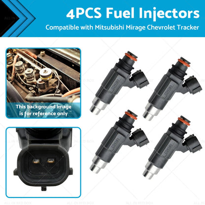 4PCS Fuel Injectors for Mitsubishi Mirage 1.5L, Suzuki Vitara 1.6L