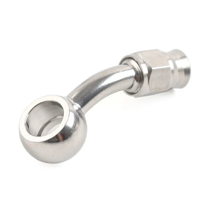 10.2mm 3/8" Eye Banjo Hose Ends AN-3 45������ Brake for Motorcycle
