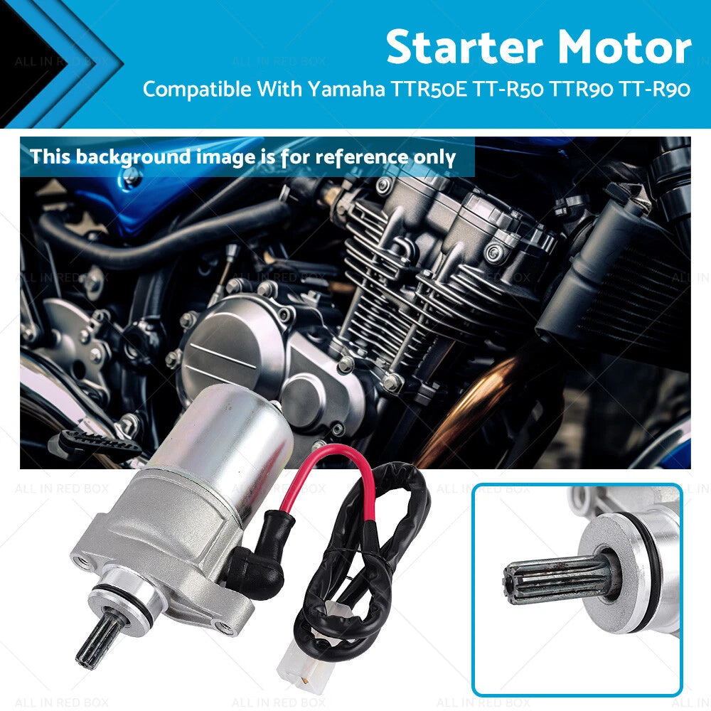Starter Motor for Yamaha TTR50E TT-R50 TTR90 TT-R90 (2005-2017, 2004-2007)