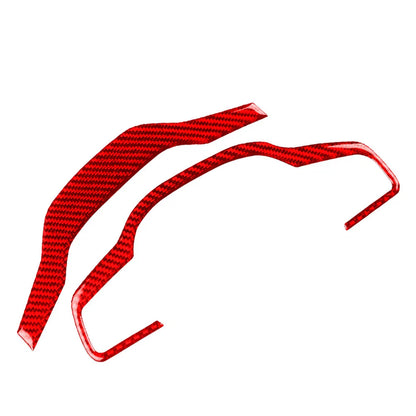 Red Steering Wheel Button Frame Cover Trim for Jaguar F-Type (2013-2024)