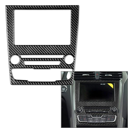 GPS Navigation Panel Cover Trim for Ford Mondeo (2013-2019) Carbon Fiber