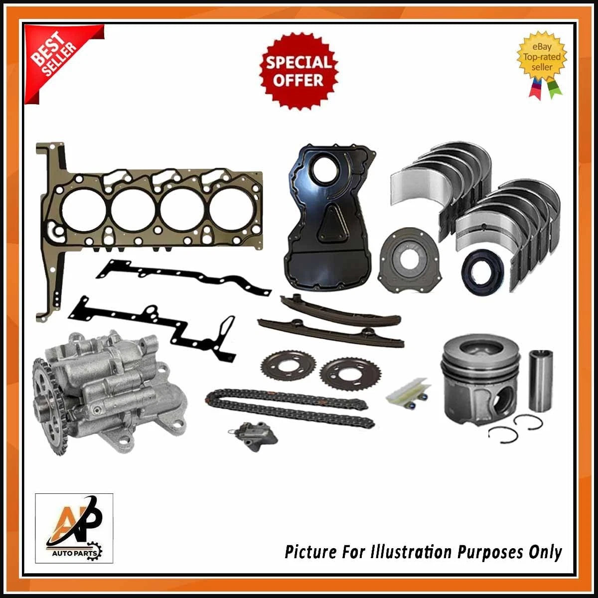 Engine Rebuild Piston Replacement for Ford Transit Van FA (2014–2023)