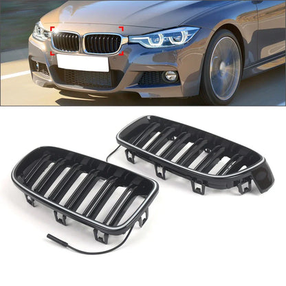 Front Kidney Grille with Light Strip for BMW 3 Series F30 F31 (2012-2018)