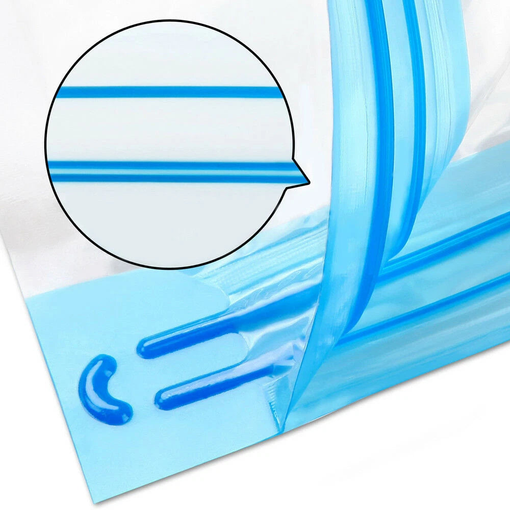Vacuum Storage Bags for Clothes, Quilts, Pillows, Cushions ()