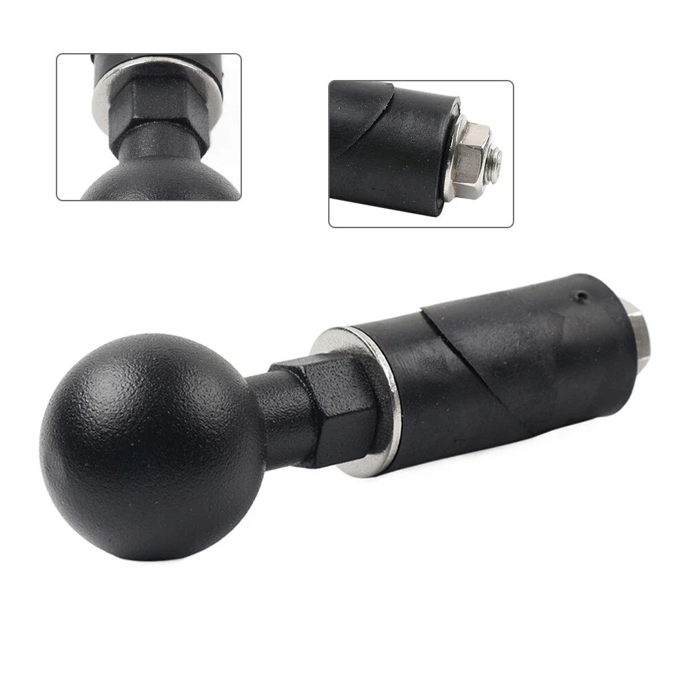 Universal Motorcycle GPS Phone Holder Bracket Clamp Stand - Black