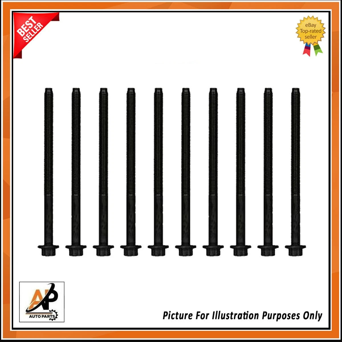Head Bolt Set Replacement for Hyundai i30 i40 Tucson 1.6 CRDi (2013–2024)