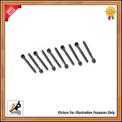 Engine Head Bolts Replacement for Audi A3 A4 A6 A8 1.8 2.0 TFSI (CDNC) (2009–2018)