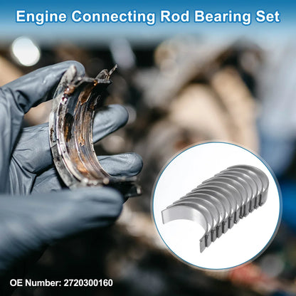 Connecting Rod Bearing Set for Mercedes-Benz C230 (2005-2009) - 12 Pcs
