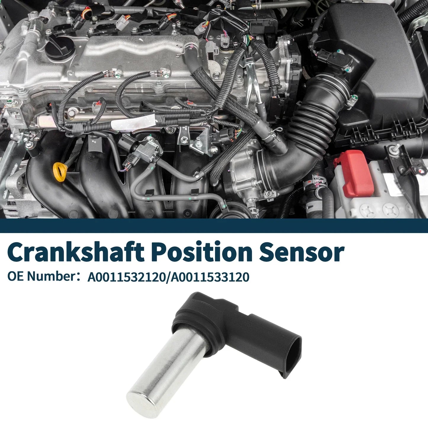 Crankshaft Position Sensor for MERCEDES-BENZ VARIO (1996-2013) 1 x Pc