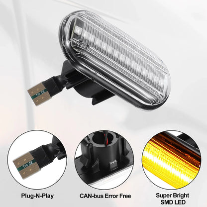 Side Marker Light Suit for Nissan, Opel, Mercedes-Benz