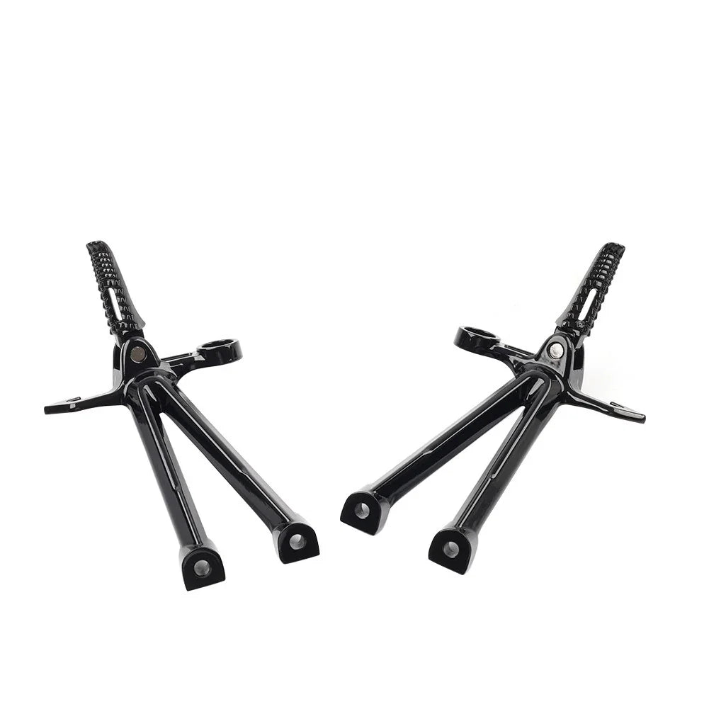Black Rear Passenger Footrest Bracket for Suzuki GSXR1000 GSX-R 1000 (2007-2008)