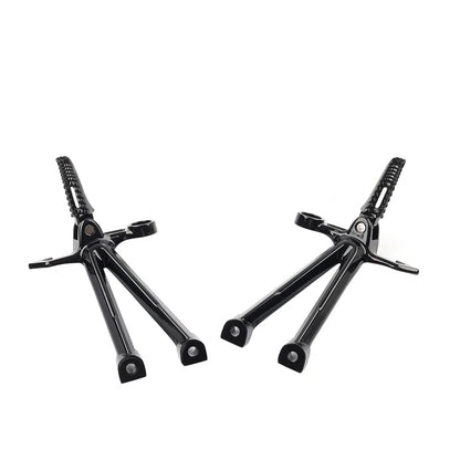 Black Rear Passenger Footrest Bracket for Suzuki GSXR1000 GSX-R 1000 (2007-2008)