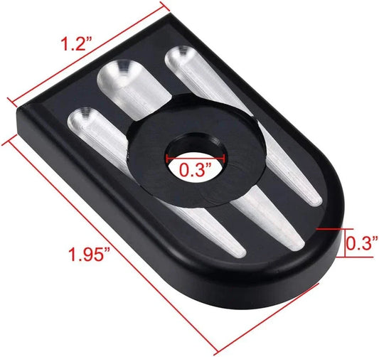 Aluminum Rear Fender Seat Screw Bolt Cover for Harley Touring (2009-2023)