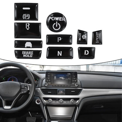 Rubber Handbrake Parking Button Cap Cover Decal for Accord