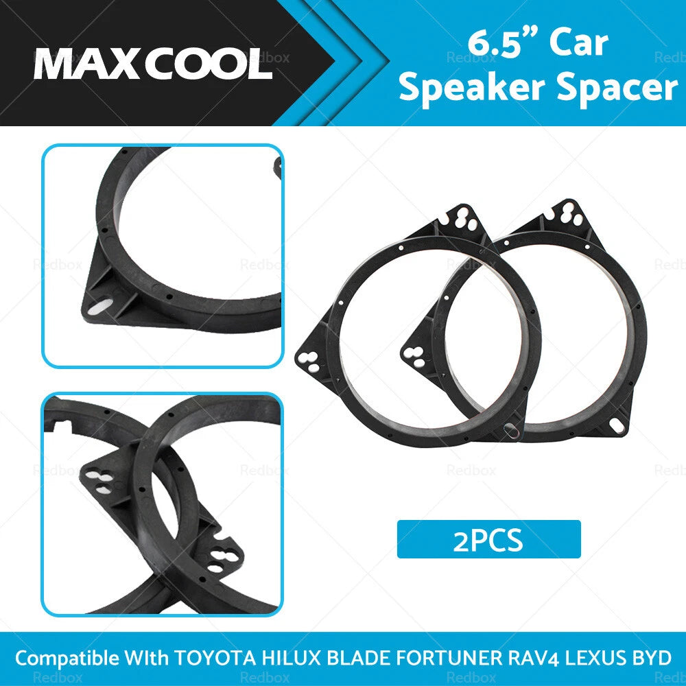 6.5" Car Speaker Spacer for Toyota Hilux, Fortuner, RAV4, Lexus, BYD
