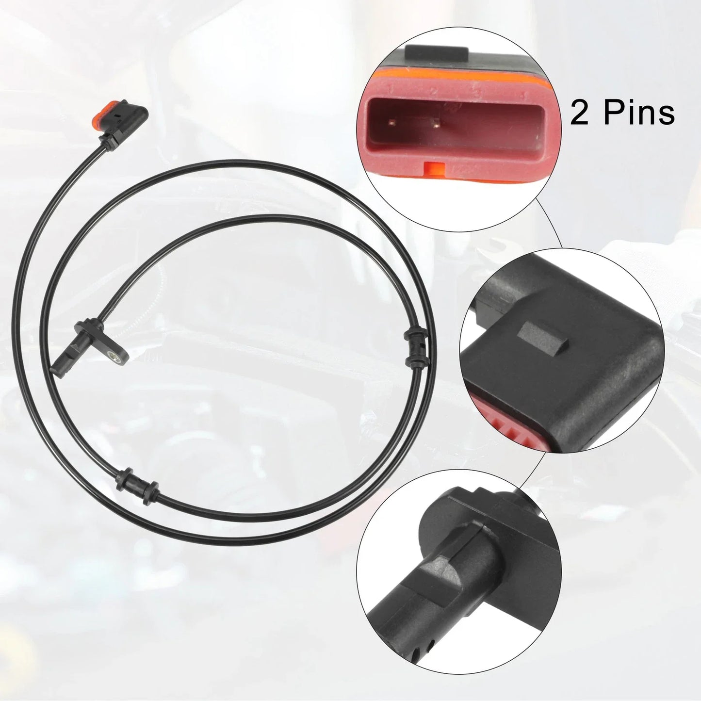 2 x ABS Wheel Speed Sensors for Mercedes CL63 AMG (2007-2013)