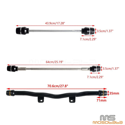 Highway Peg Crash Bar & Axle Slider Set for Harley Sportster S (2021-2024)