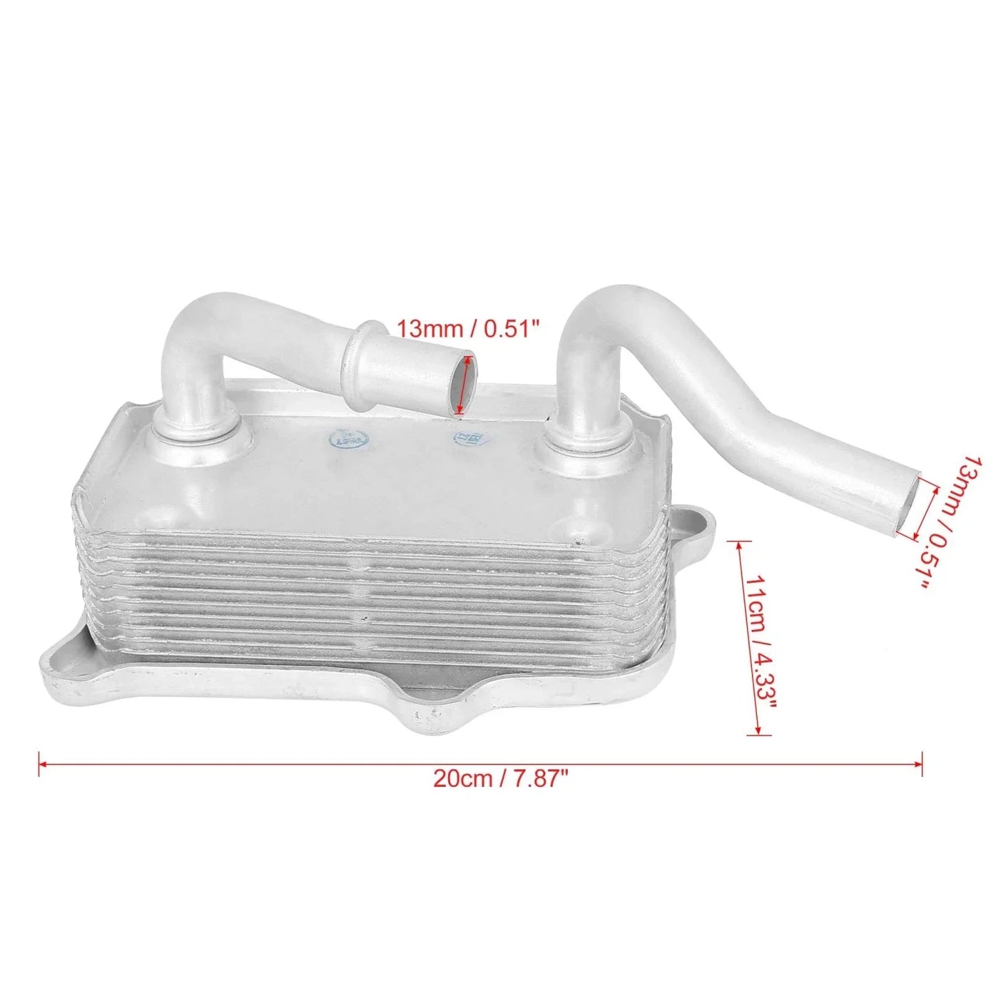 Engine Oil Cooler for Mercedes-Benz C240 2002-2005 - Silver Tone