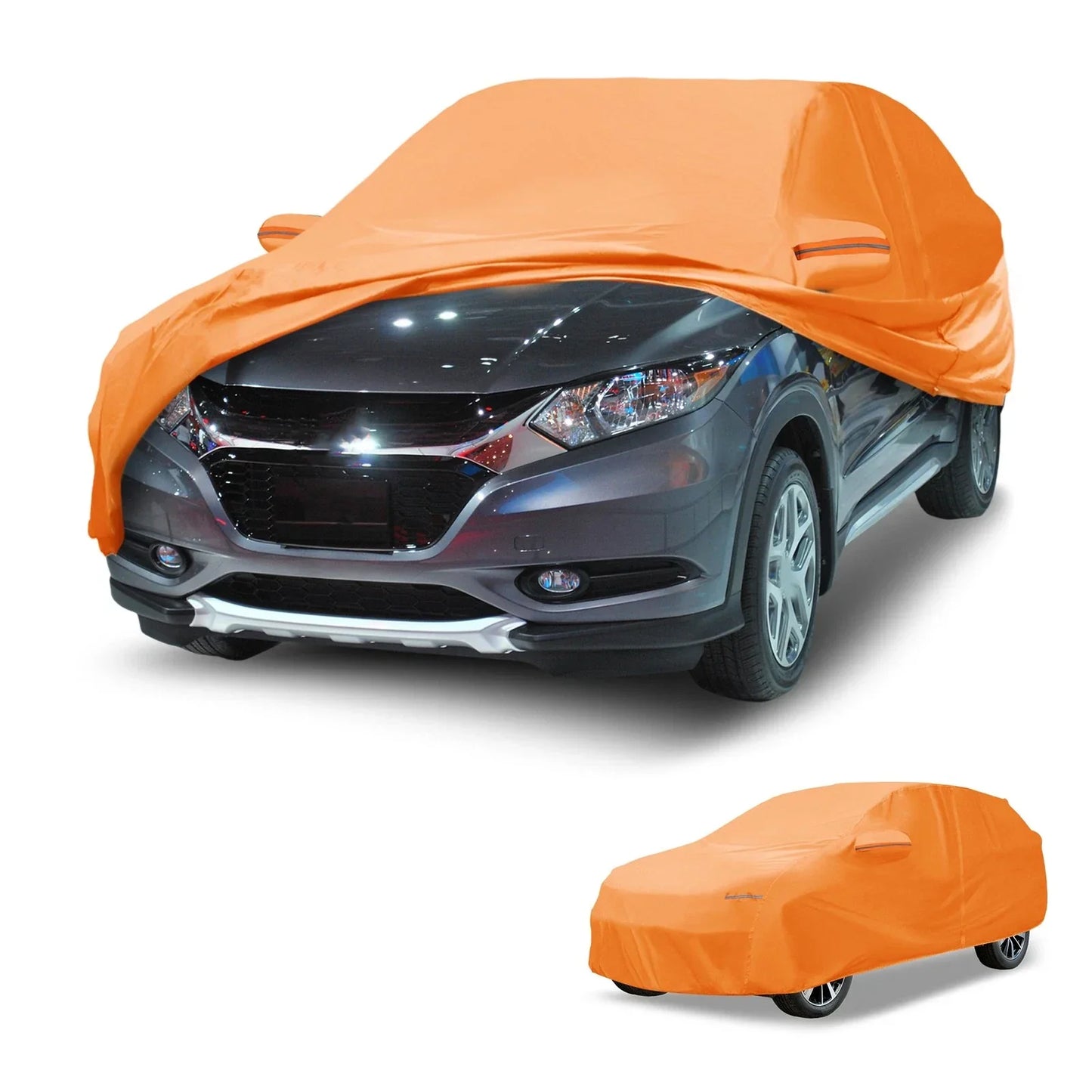 Waterproof All Weather Car Cover for Honda HR-V (2016-2023) - Orange 210D-PU