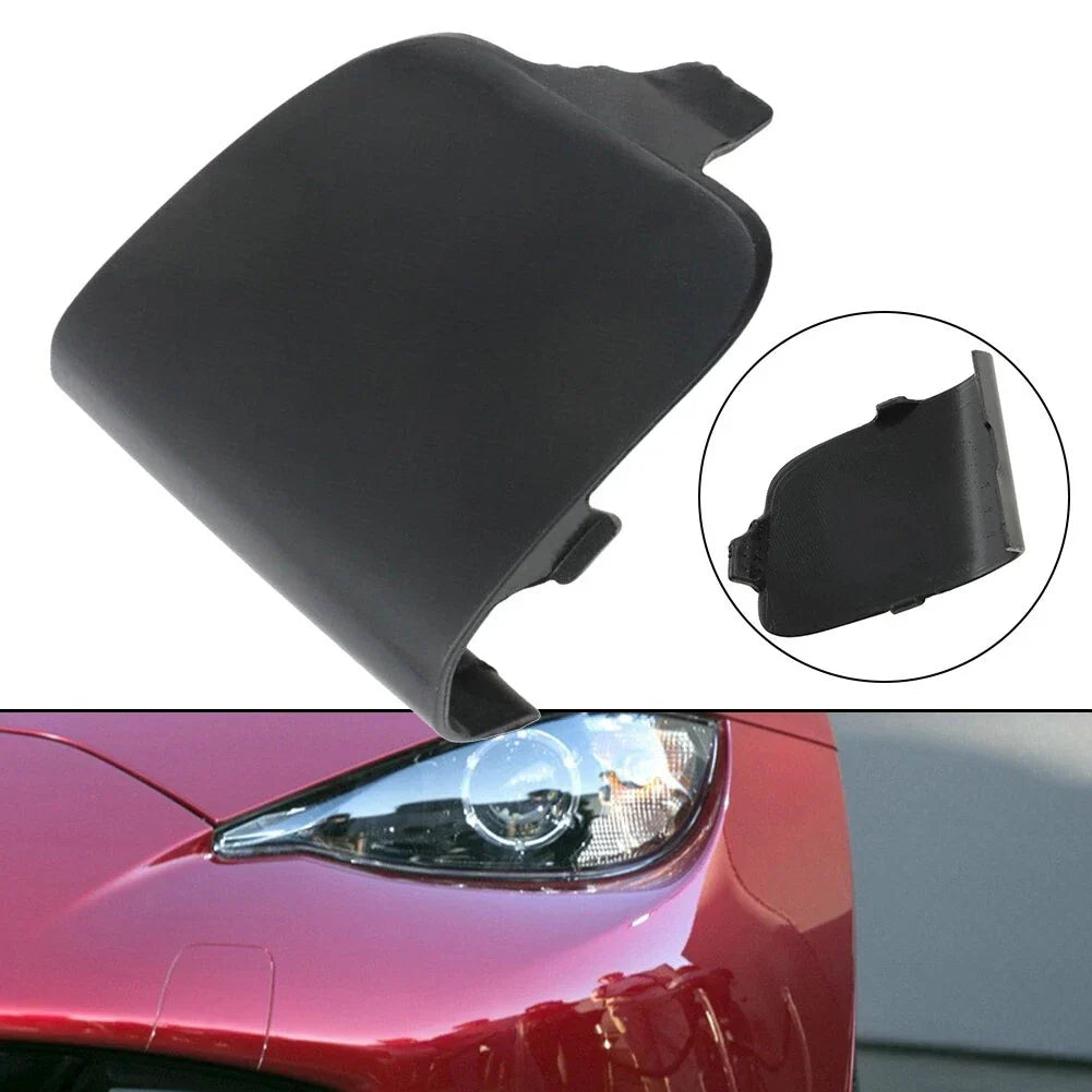 Hook Eye Cover Unpainted/Black Front Bumper for Miata (2016–2021)