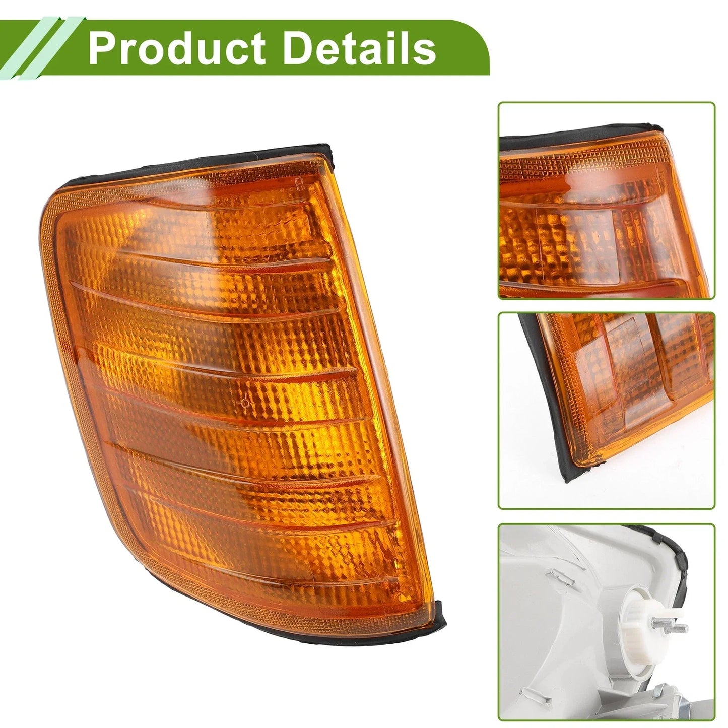 Right Corner Signal Light Cover for Mercedes-Benz (1984-1996)