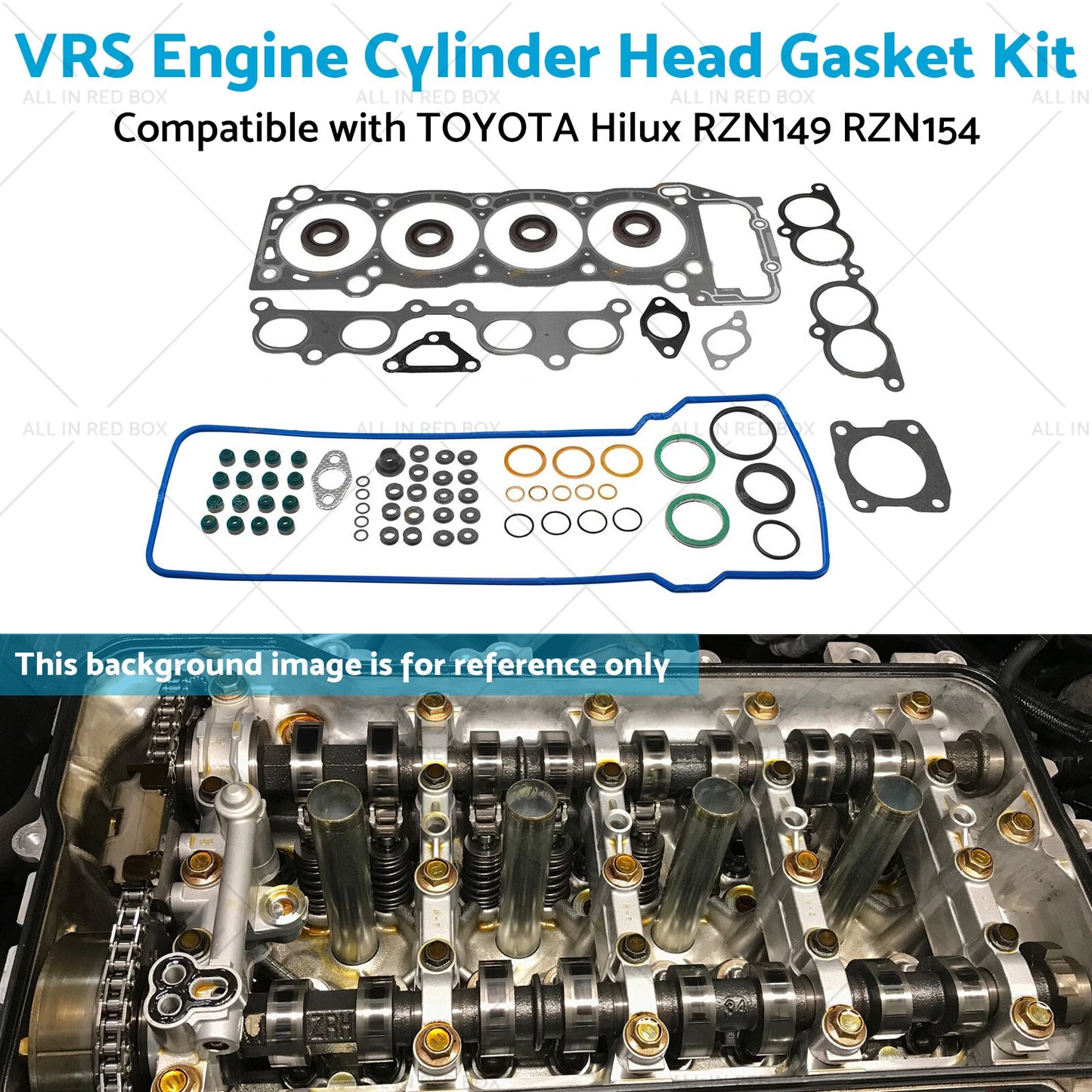 VRS Cylinder Head Gasket Set for Toyota Hilux RZN149 RZN154 (1997-2005)