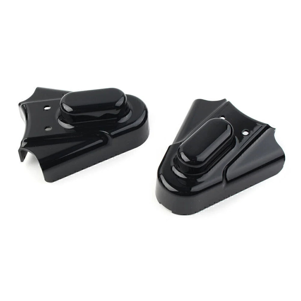 ABS Kuryakyn Gloss Black Phantom Covers for Harley Softail FXST/C