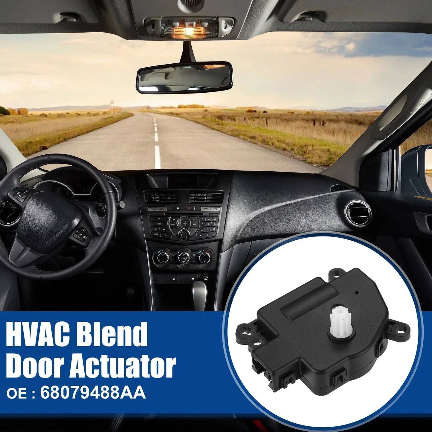 2 x HVAC Blend Door Actuators for Dodge Durango (2011-2013)