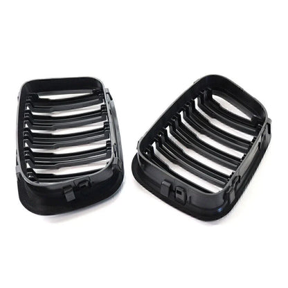 Front Twin Bar Grille Trim for BMW 3 Series E46 4 Door (1999-2001)