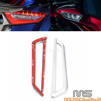 Motorcycle Side Tail Light Trim Accents for Honda Goldwing DCT (2018-2023)