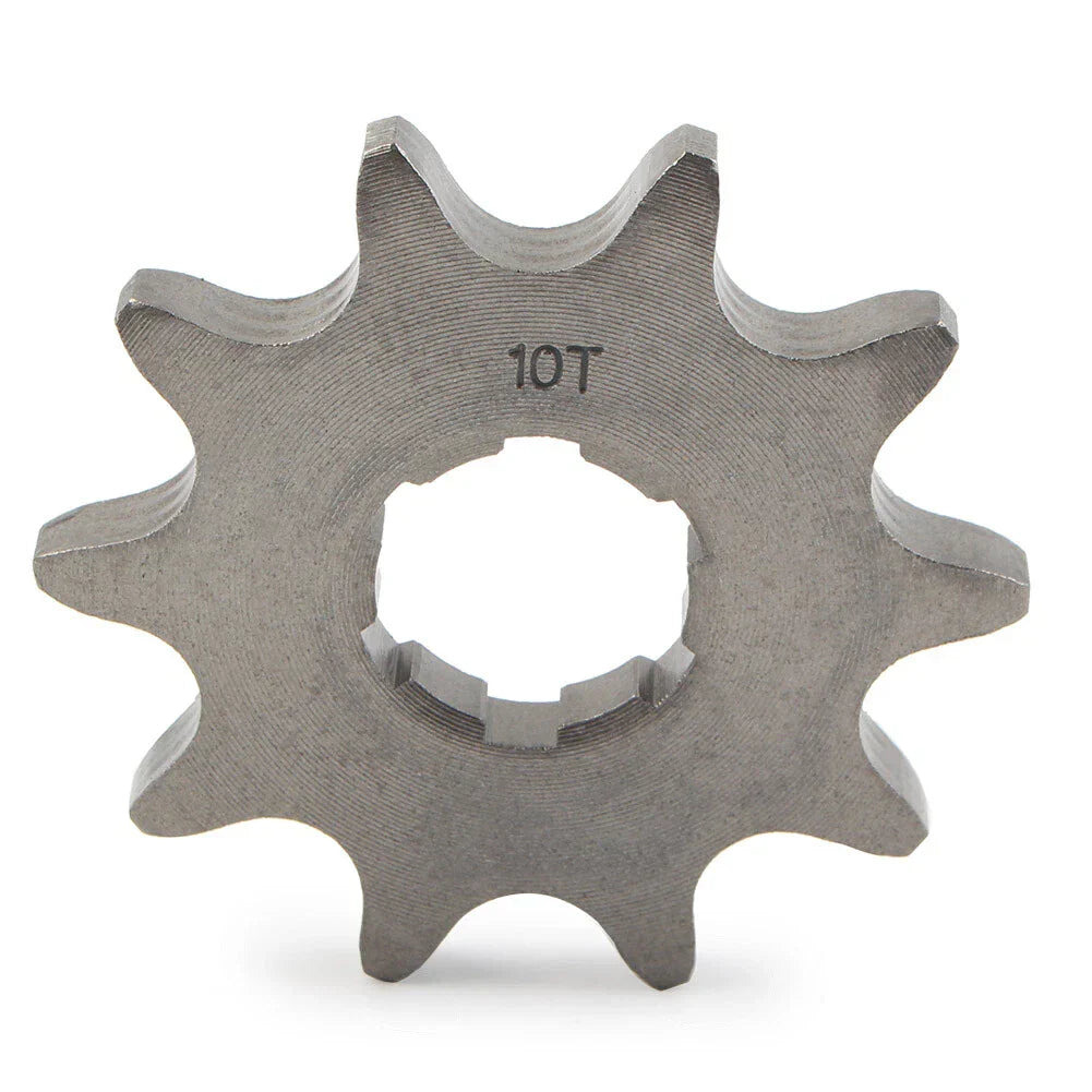 10T Chain Front Sprocket Cog for 125cc-250cc Dirt Pit Bike ATV Go Kart