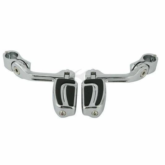 1-1/4'' Angled Engine Guard Foot Peg Mount for Harley Sportster