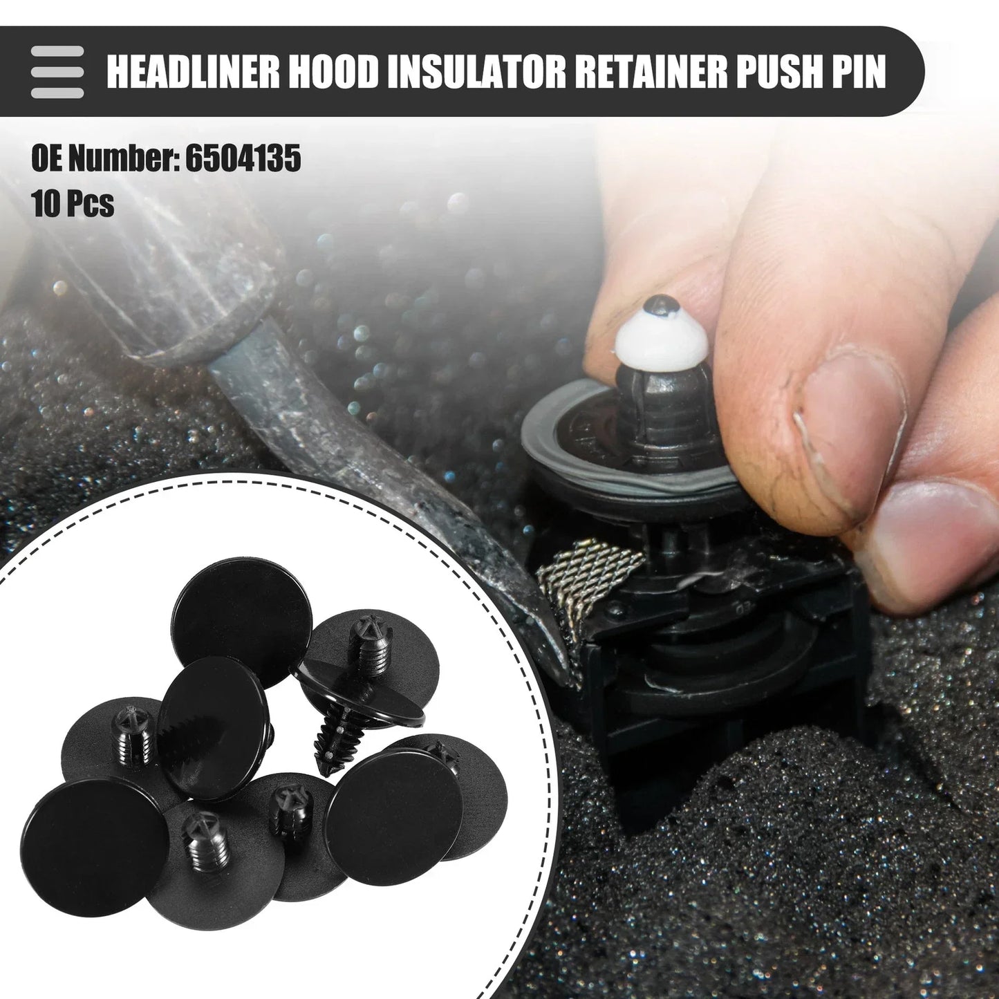 10 x Headliner Hood Insulator Retainer Clips for Dodge