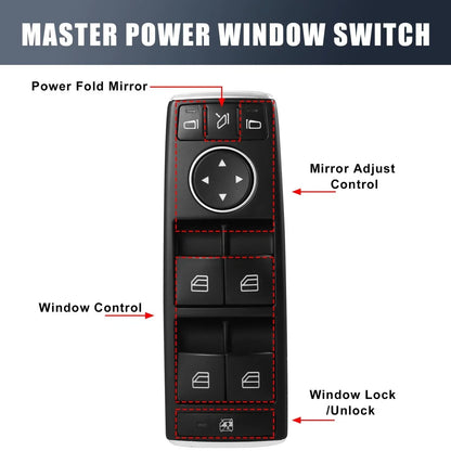 Master Power Window Switch for Mercedes-Benz C200 C250 (2010-2014)