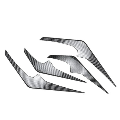 Carbon Black Front Bumper Side Air Vent Trim Cover for BMW X6 G06 (23-25)