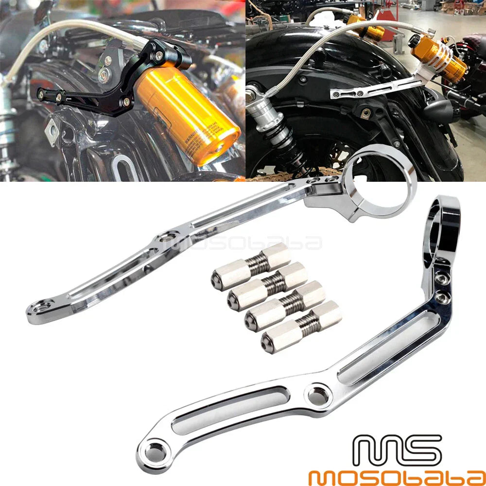 Rear Shock Remote Reservoir Bracket for Harley Electra Street Glide (14-22)