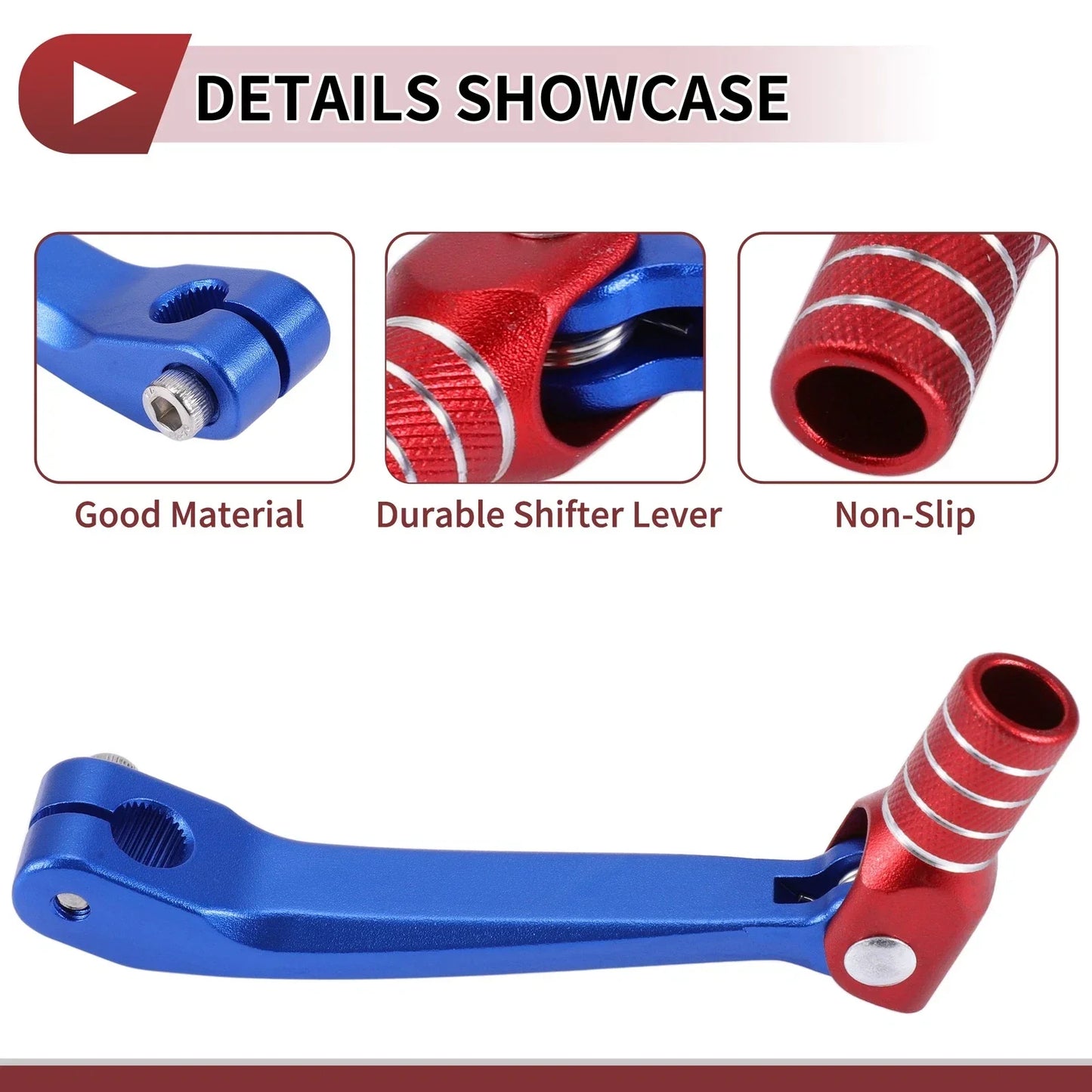 Shifter Lever for Honda CRF150F 2003-2017 - Blue, Red, Silver Tone
